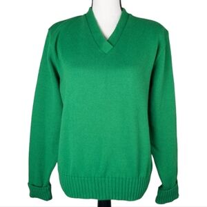 Dehen Vintage V-Neck Cuffed Sweater